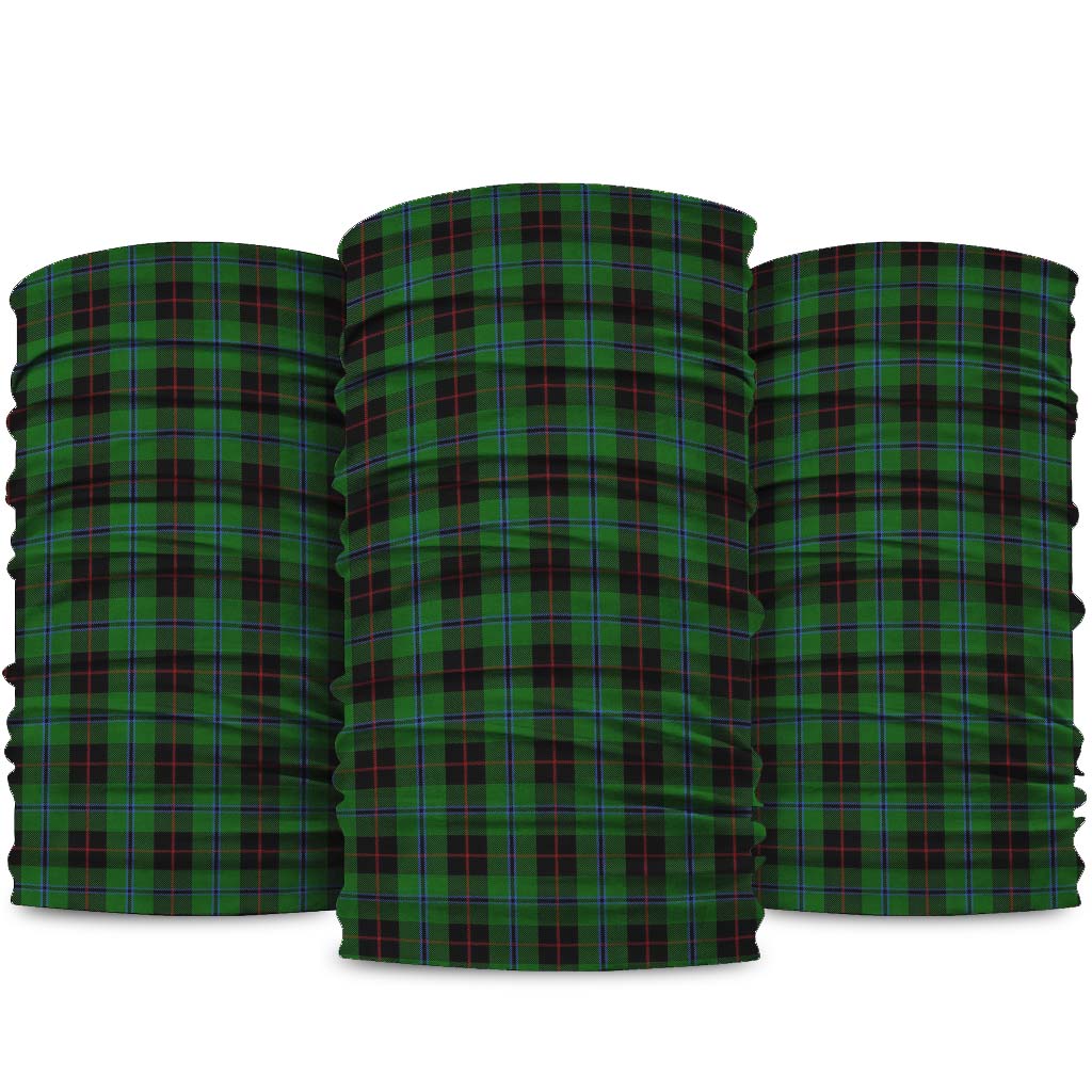 Douglas Black Tartan Neck Gaiters, Tartan Bandanas, Tartan Head Band