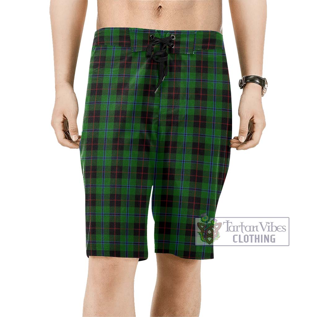 Douglas Black Tartan Men's Board Shorts Men - Tartan Vibes Clothing