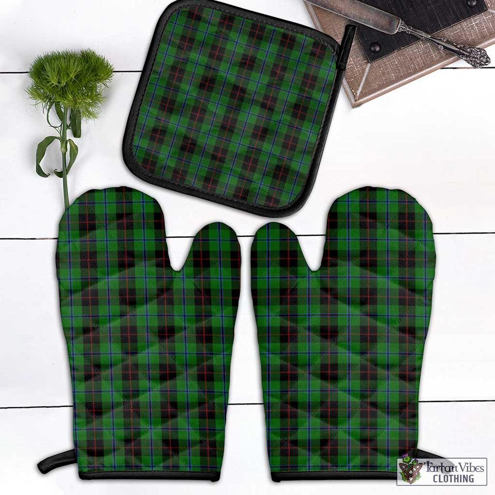 Douglas Black Tartan Combo Oven Mitt & Pot-Holder Combo 1 Oven Mitt & 1 Pot-Holder Black - Tartan Vibes Clothing