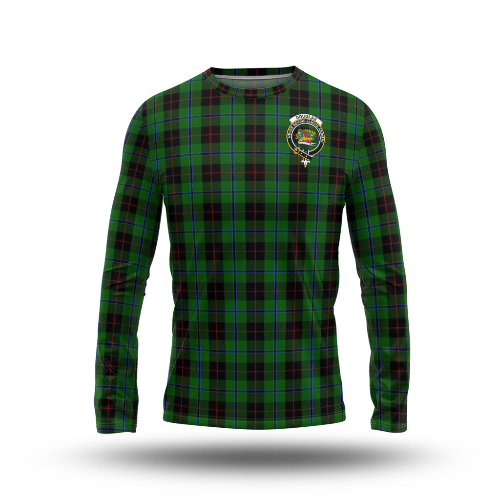 douglas-black-tartan-long-sleeve-t-shirt-with-family-crest