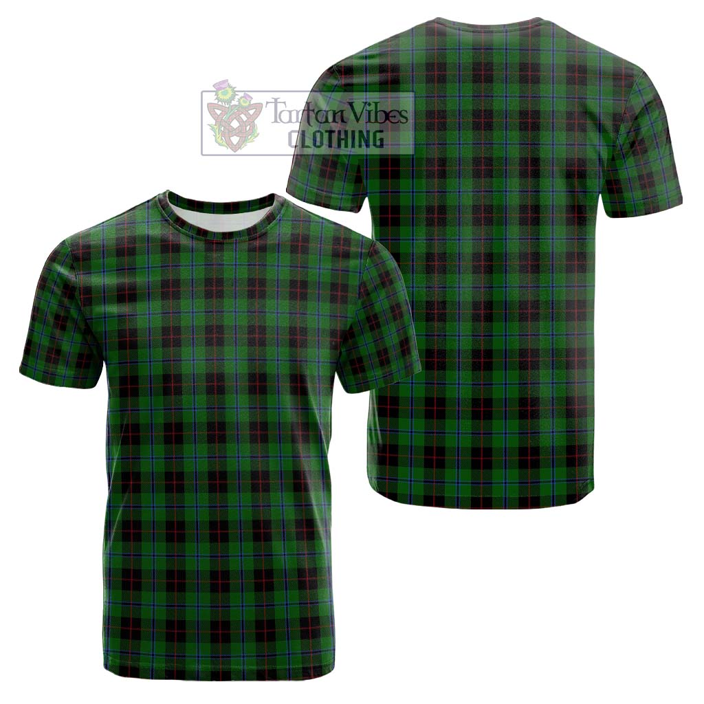 Douglas Black Tartan Cotton T-Shirt Kid's Shirt - Tartanvibesclothing Shop