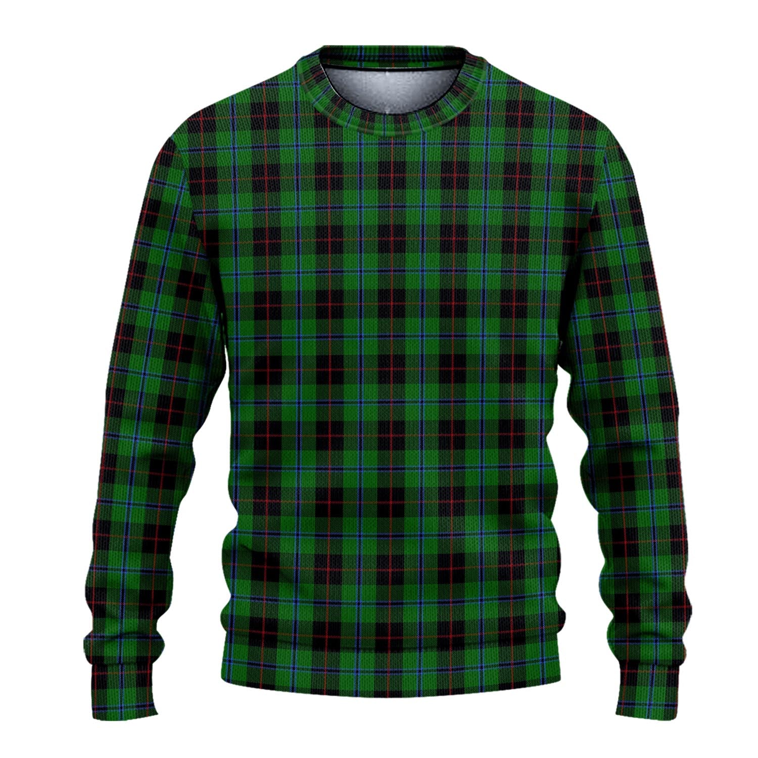 Douglas Black Tartan Knitted Sweater - Tartanvibesclothing