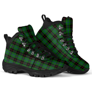 Douglas Black Tartan Alpine Boots