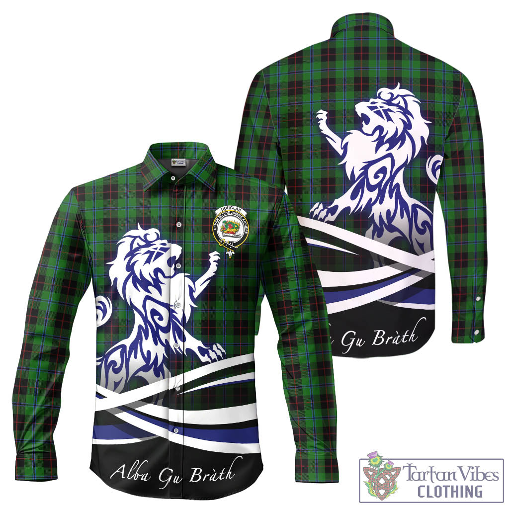 douglas-black-tartan-long-sleeve-button-up-shirt-with-alba-gu-brath-regal-lion-emblem