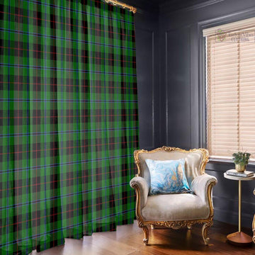 Douglas Black Tartan Window Curtain