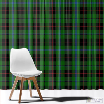 Douglas Black Tartan Window Curtain