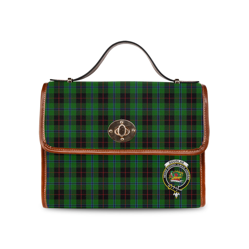 douglas-black-tartan-leather-strap-waterproof-canvas-bag-with-family-crest