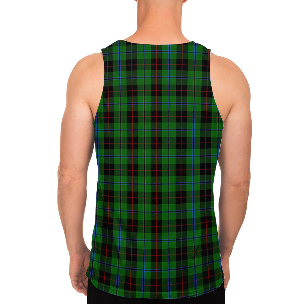 douglas-black-tartan-mens-tank-top-with-family-crest