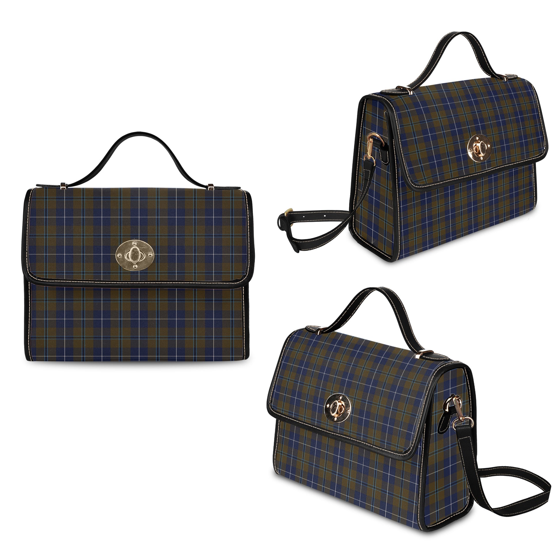 douglas-brown-tartan-leather-strap-waterproof-canvas-bag