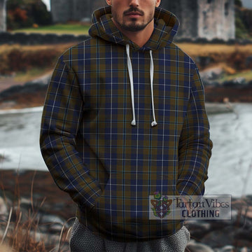 Douglas Brown Tartan Cotton Hoodie