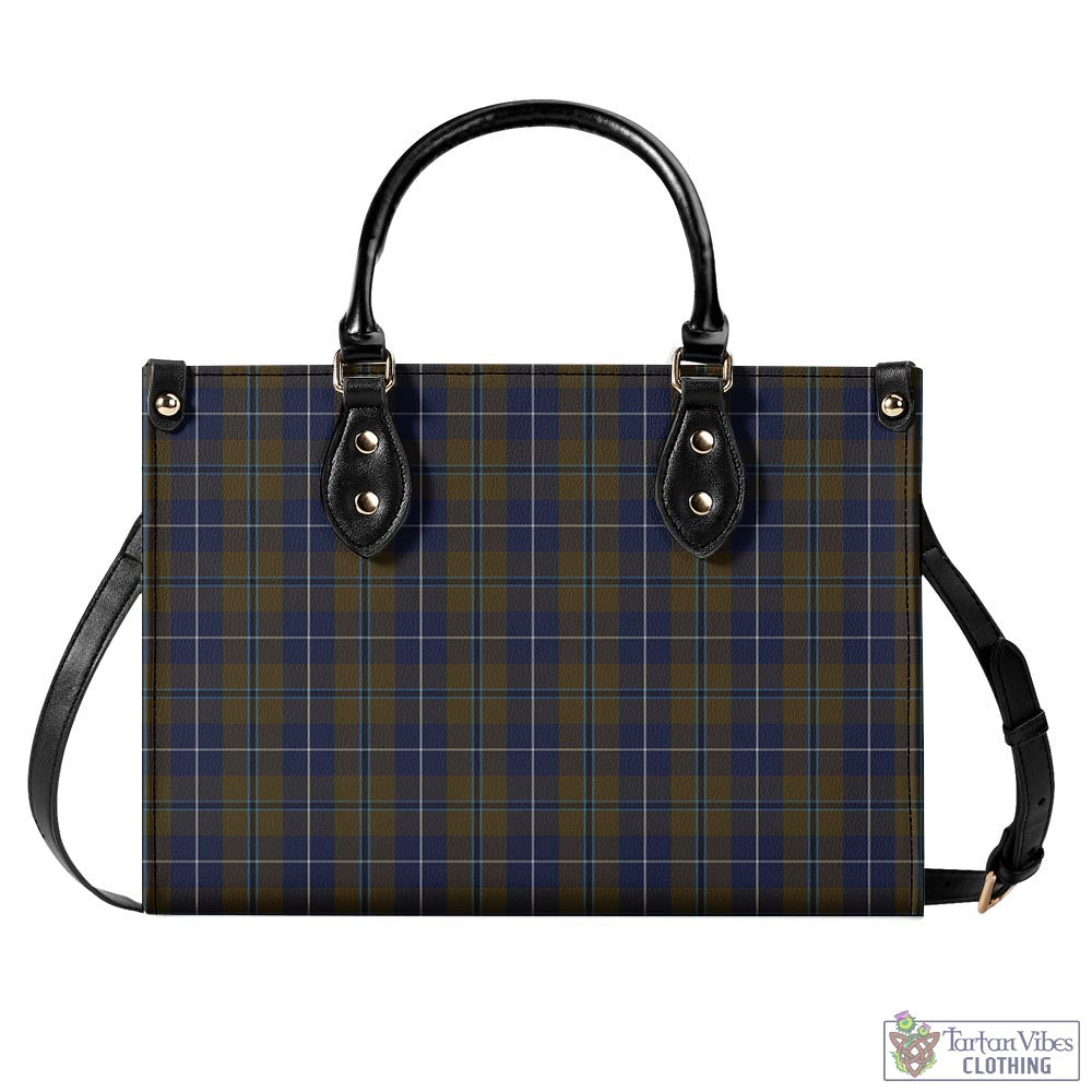 Tartan Vibes Clothing Douglas Brown Tartan Luxury Leather Handbags