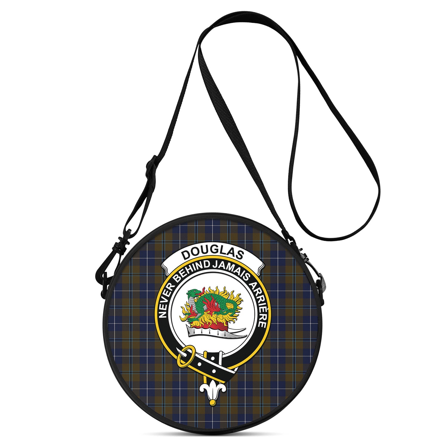 douglas-brown-tartan-round-satchel-bags-with-family-crest