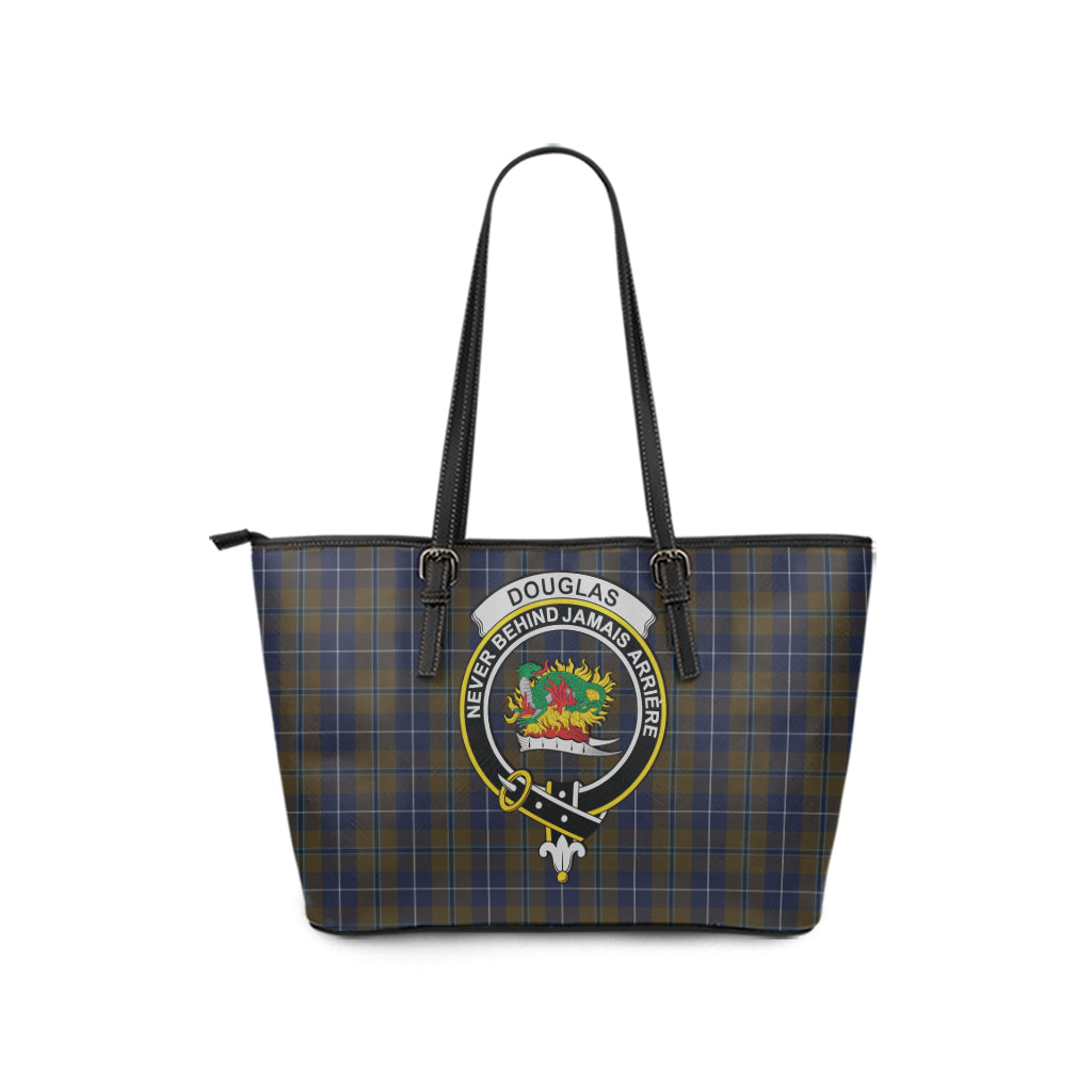 douglas-brown-tartan-leather-tote-bag-with-family-crest