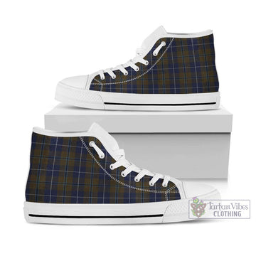 Douglas Brown Tartan High Top Shoes