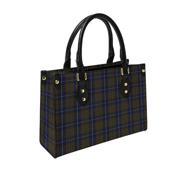 Douglas Brown Tartan Leather Bag