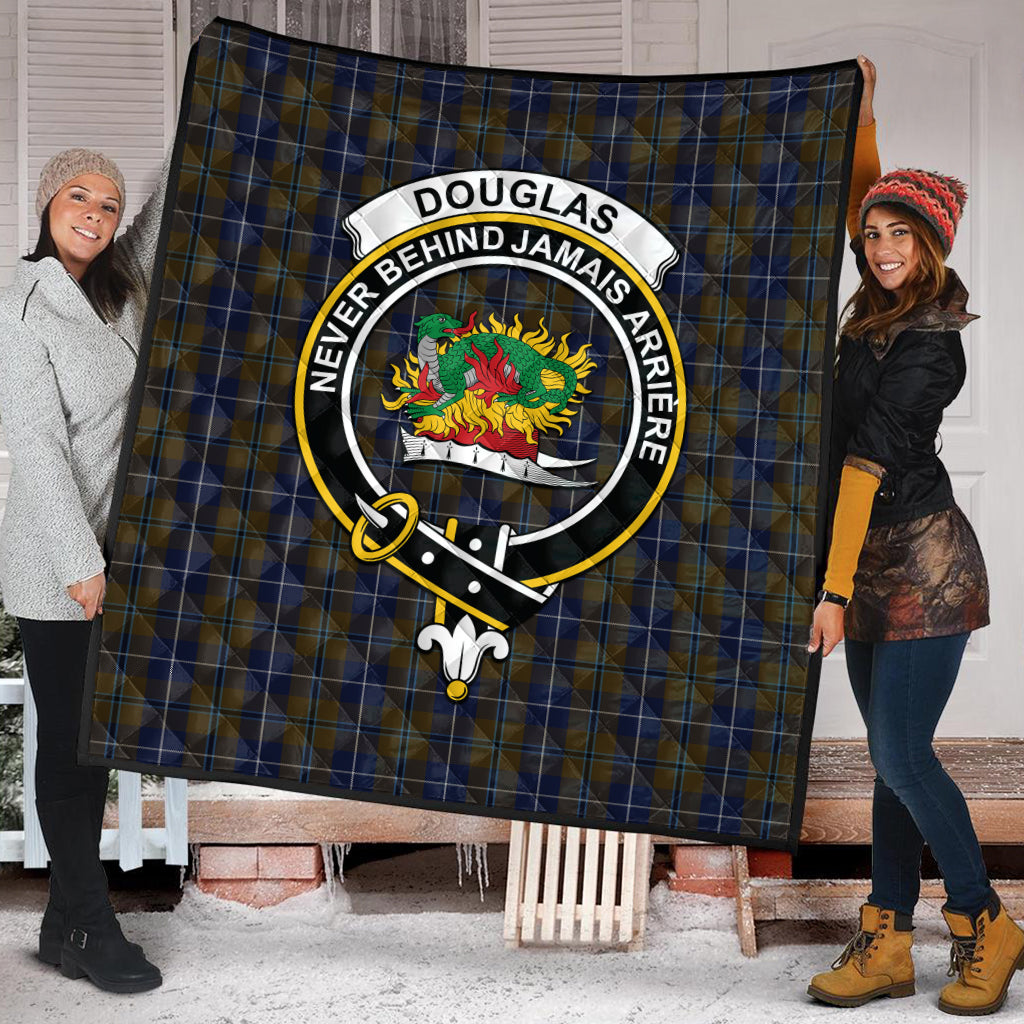 douglas-brown-tartan-quilt-with-family-crest