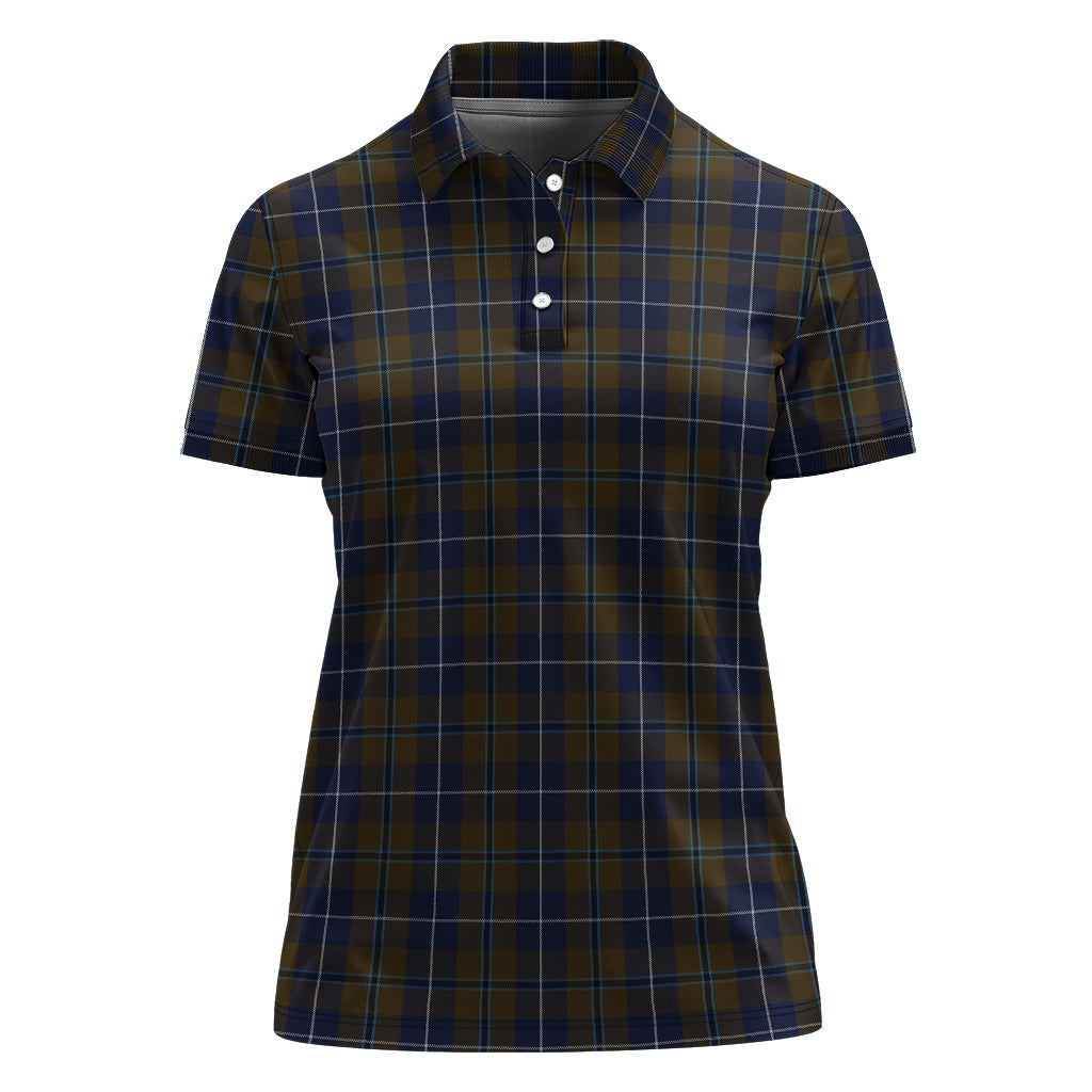 douglas-brown-tartan-polo-shirt-for-women