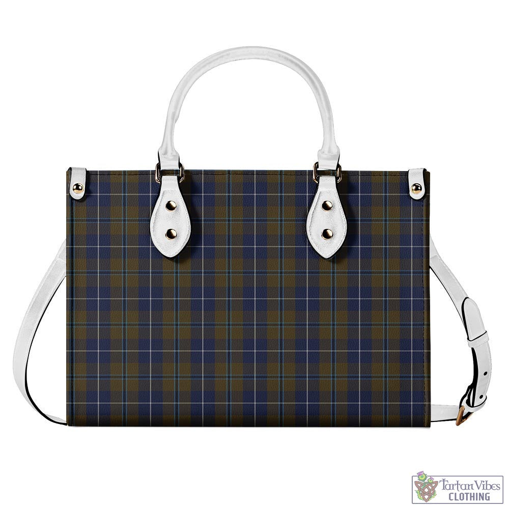 Tartan Vibes Clothing Douglas Brown Tartan Luxury Leather Handbags