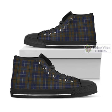 Douglas Brown Tartan High Top Shoes