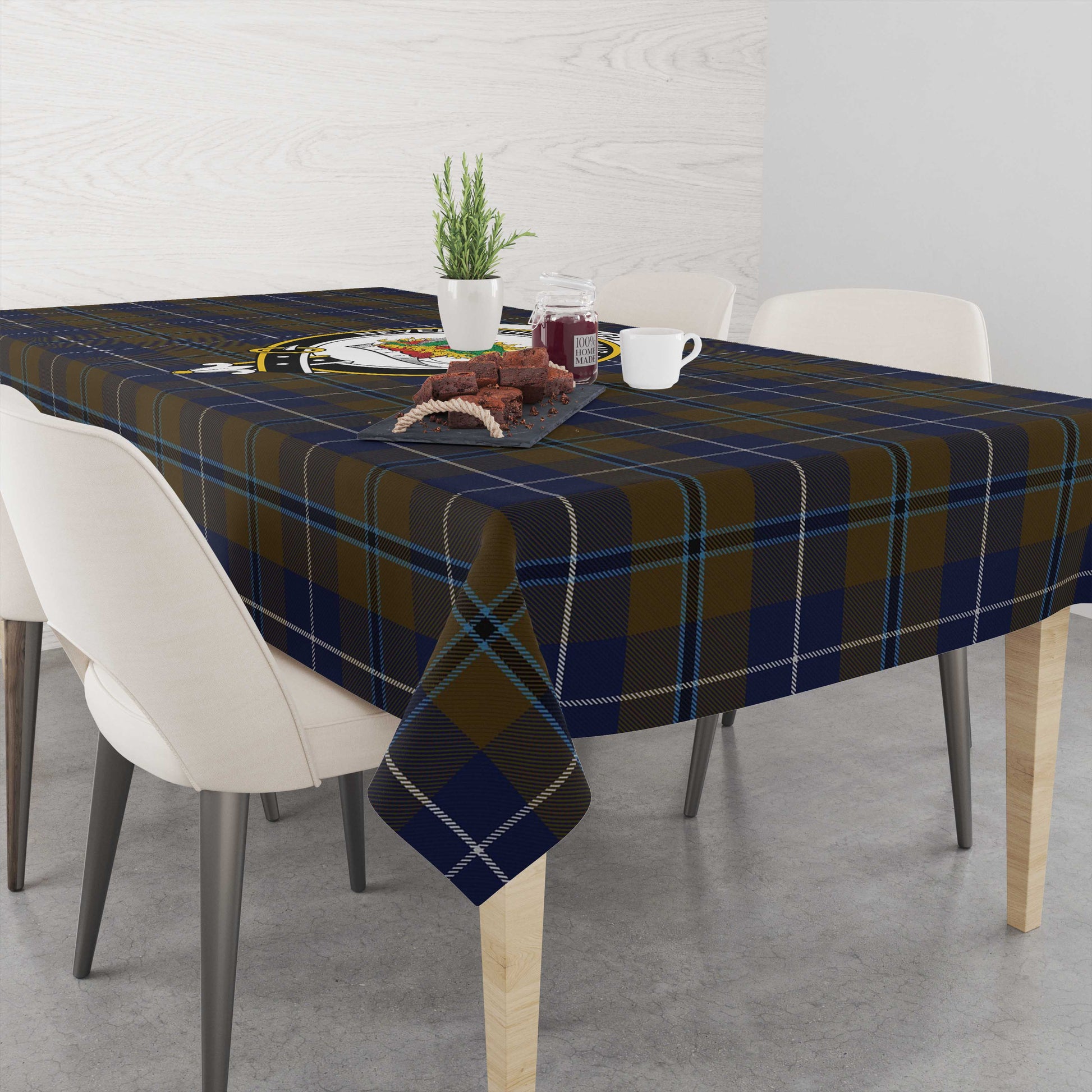 douglas-brown-tatan-tablecloth-with-family-crest