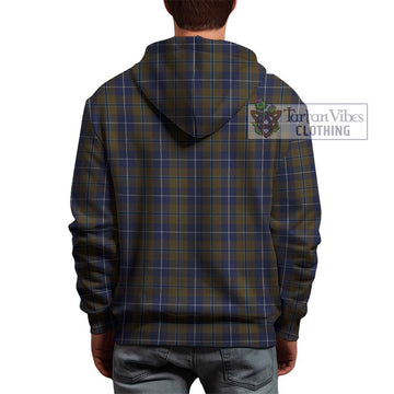 Douglas Brown Tartan Hoodie with Family Crest DNA In Me Style