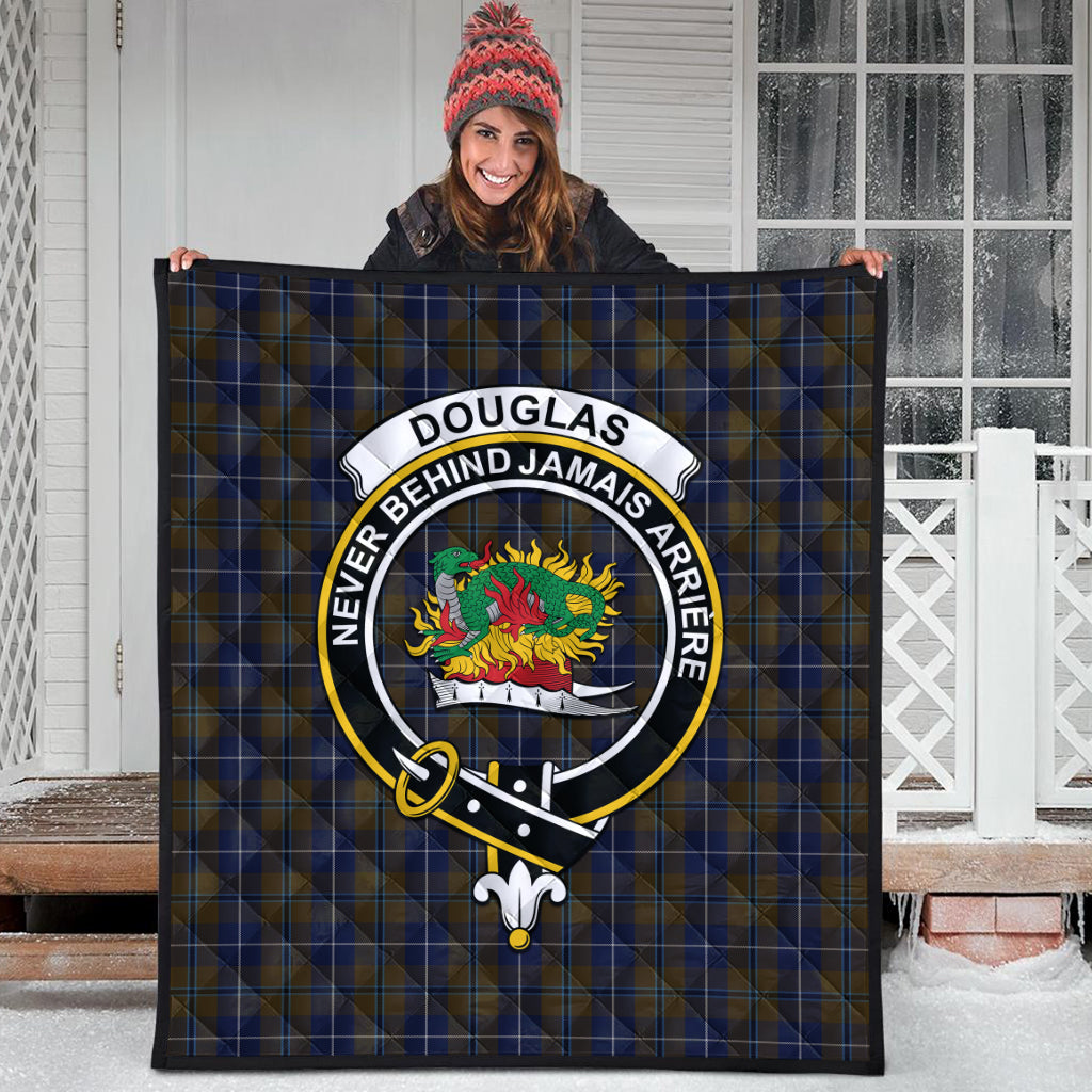 douglas-brown-tartan-quilt-with-family-crest