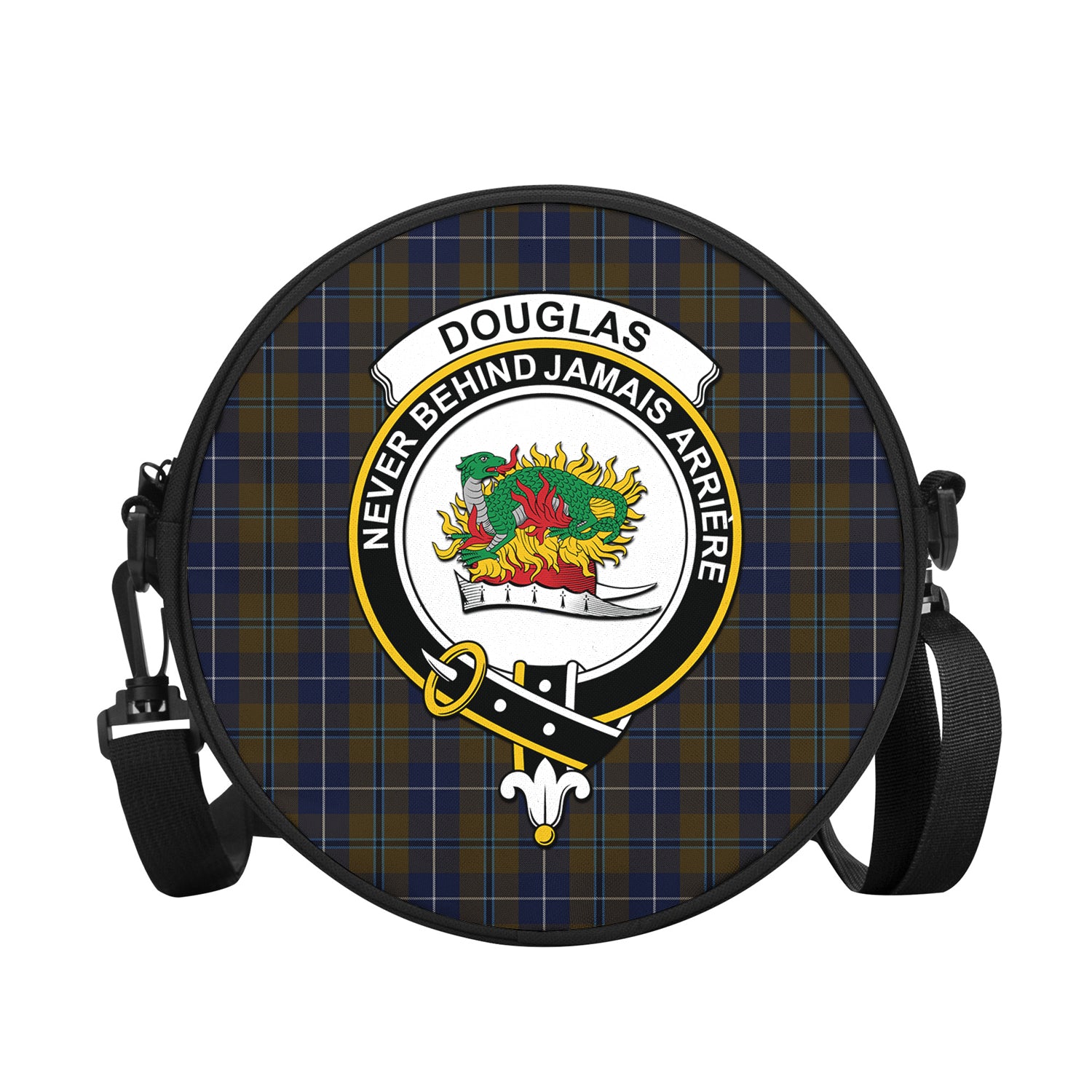 douglas-brown-tartan-round-satchel-bags-with-family-crest