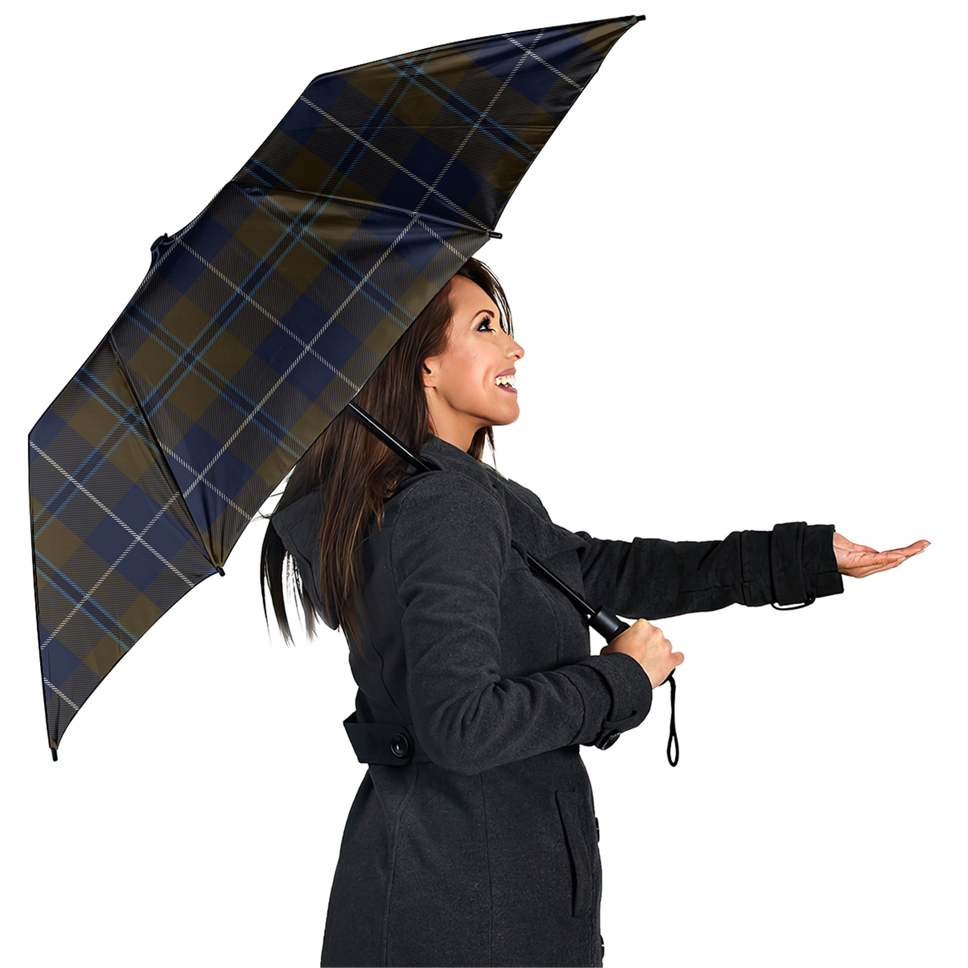 Douglas Brown Tartan Umbrella - Tartanvibesclothing