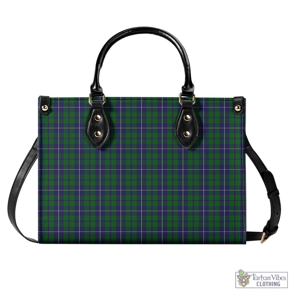 Tartan Vibes Clothing Douglas Green Tartan Luxury Leather Handbags