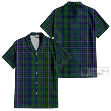 Douglas Green Tartan Cotton Hawaiian Shirt