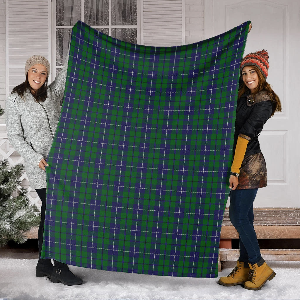 douglas-green-tartan-blanket