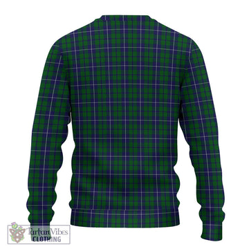 Douglas Green Tartan Ugly Sweater with Family Crest DNA In Me Style