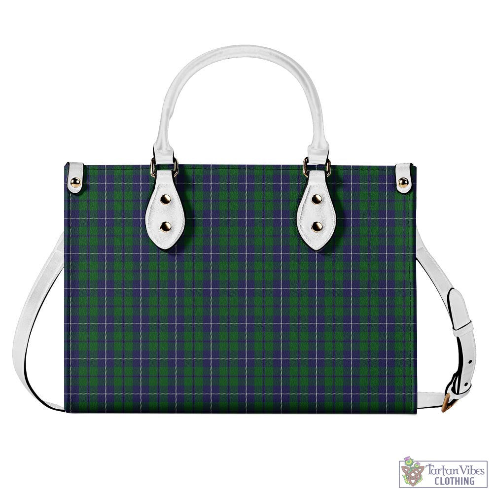 Tartan Vibes Clothing Douglas Green Tartan Luxury Leather Handbags