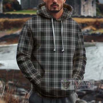 Douglas Grey Tartan Cotton Hoodie