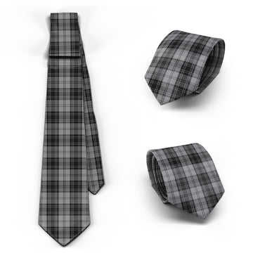 Douglas Grey Tartan Classic Necktie