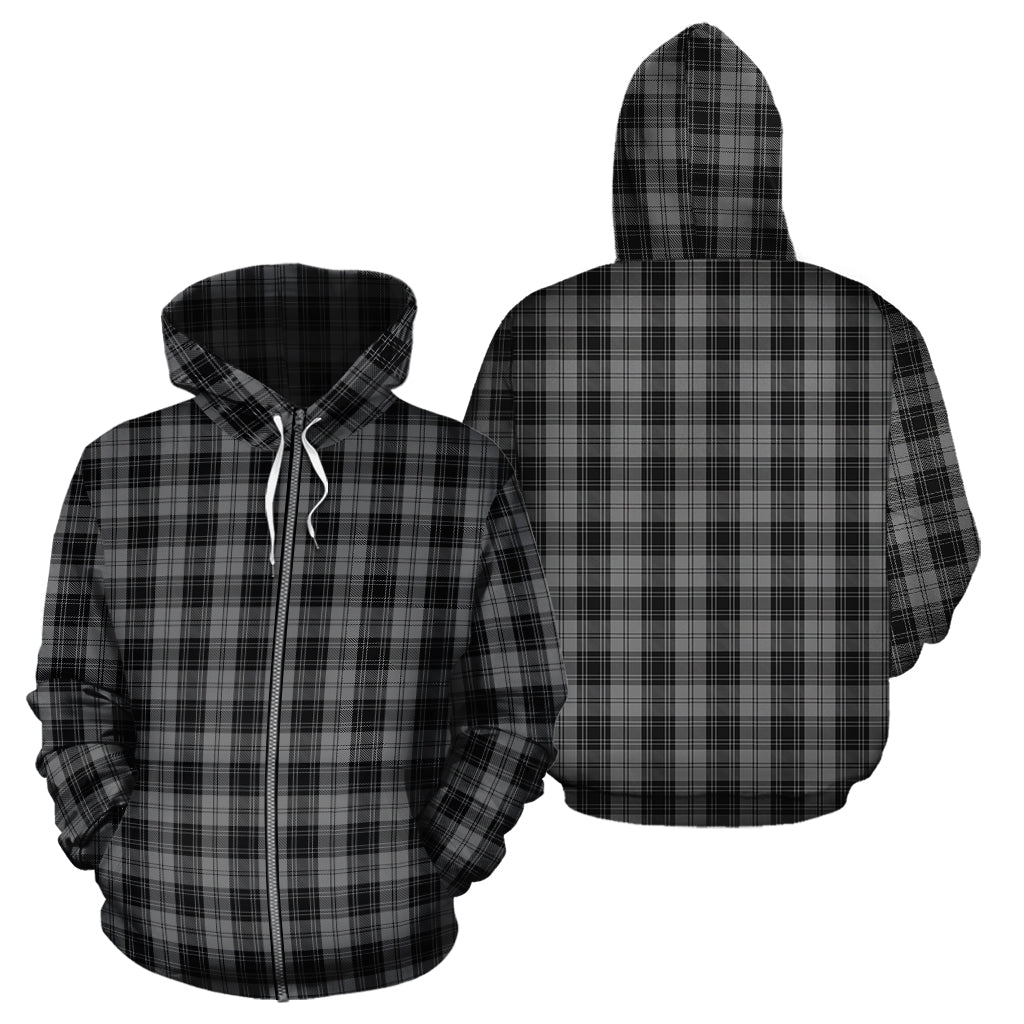 Douglas Grey Tartan Hoodie - Tartan Vibes Clothing