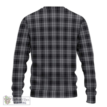 Douglas Grey Tartan Ugly Sweater with Family Crest DNA In Me Style