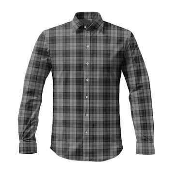 Douglas Grey Tartan Long Sleeve Button Up Shirt