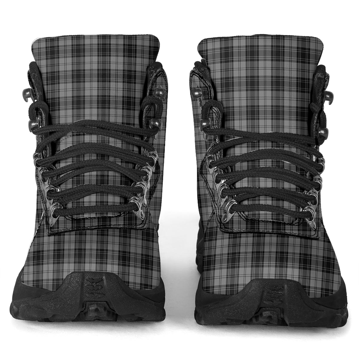 Douglas Grey Tartan Alpine Boots - Tartanvibesclothing