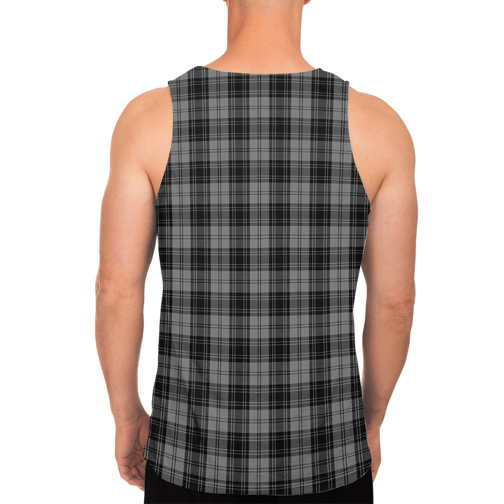 douglas-grey-tartan-mens-tank-top-with-family-crest