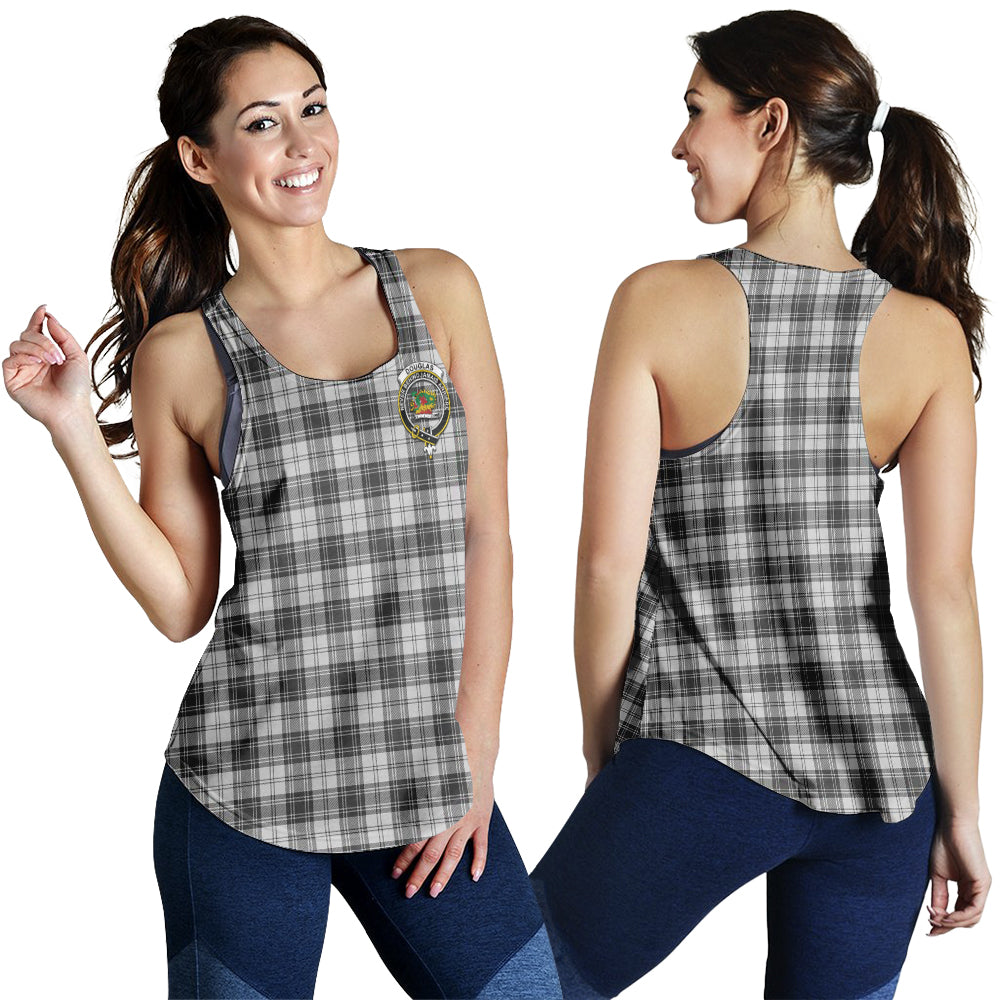 douglas-grey-modern-tartan-women-racerback-tanks-with-family-crest