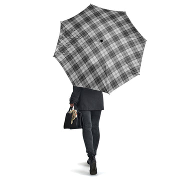 Douglas Grey Modern Tartan Umbrella