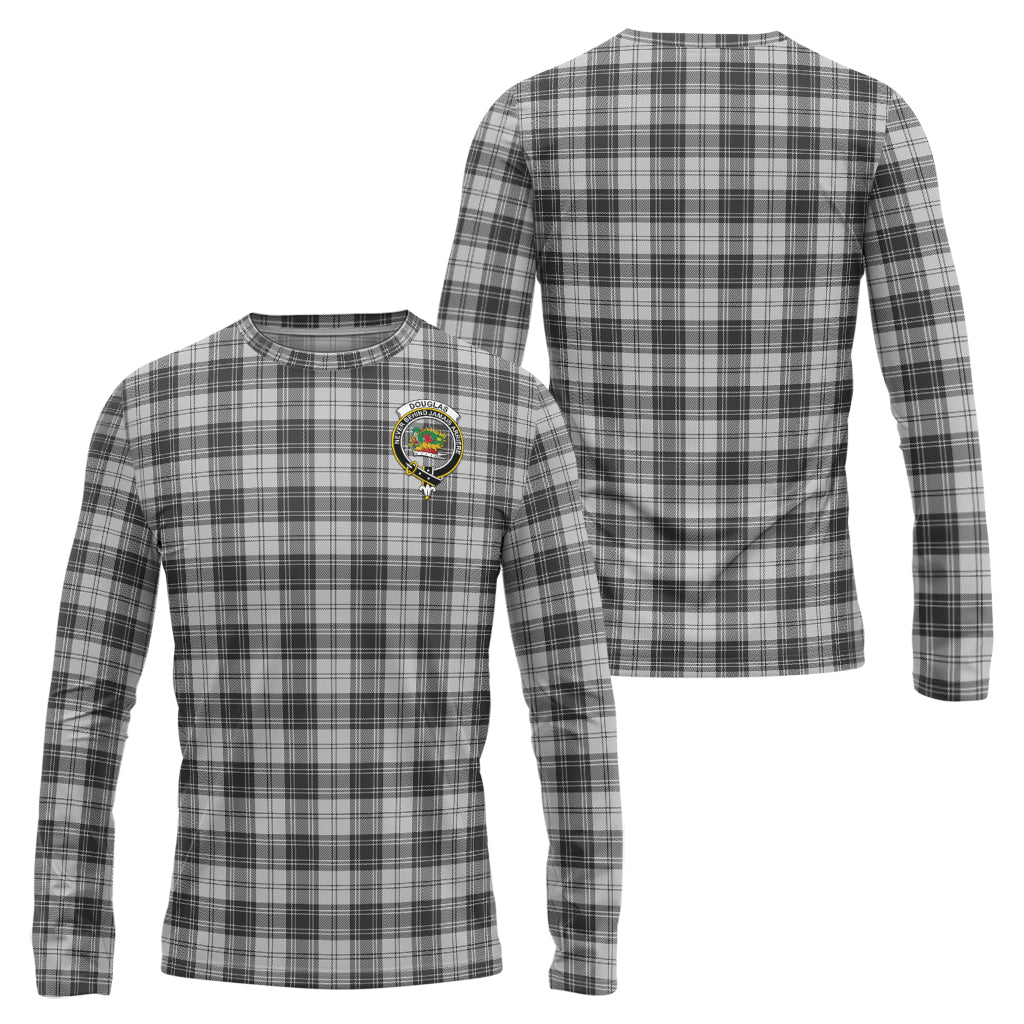 douglas-grey-modern-tartan-long-sleeve-t-shirt-with-family-crest