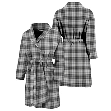 Douglas Grey Modern Tartan Bathrobe