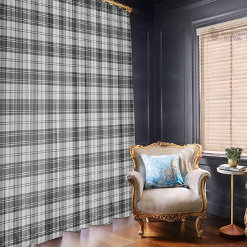 Douglas Grey Modern Tartan Window Curtain