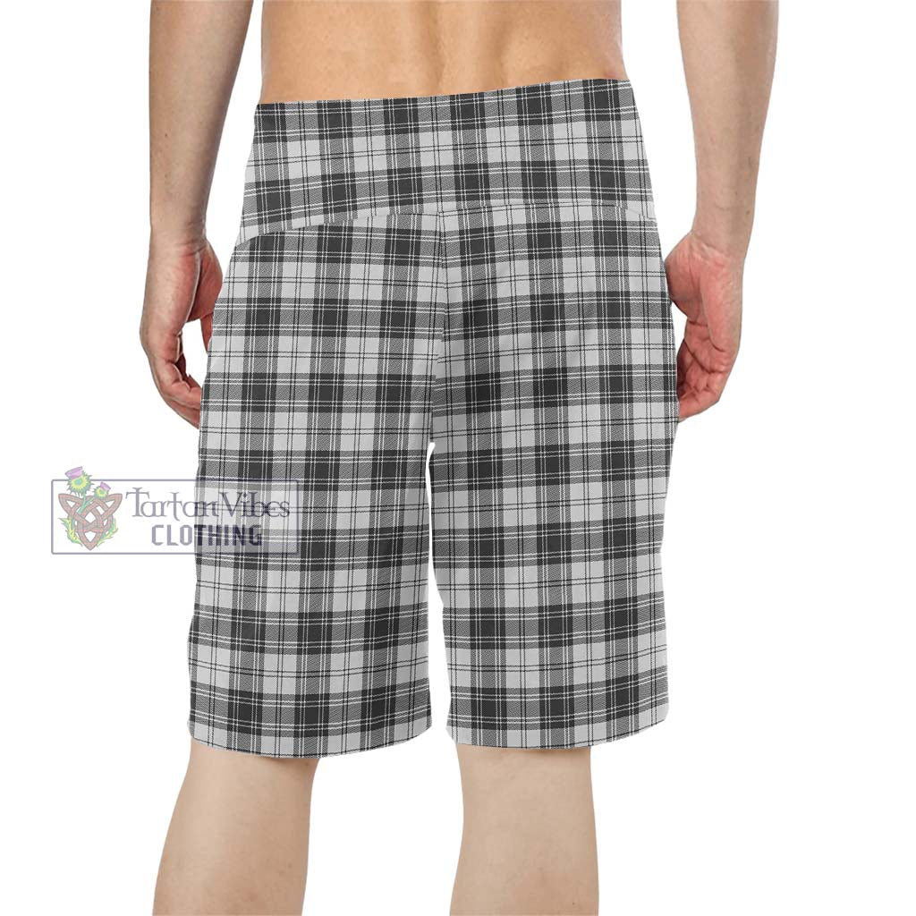 Douglas Grey Modern Tartan Men's Board Shorts - Tartan Vibes Clothing