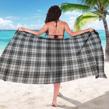 Douglas Grey Modern Tartan Sarong