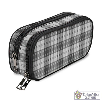 Douglas Grey Modern Tartan Pen and Pencil Case