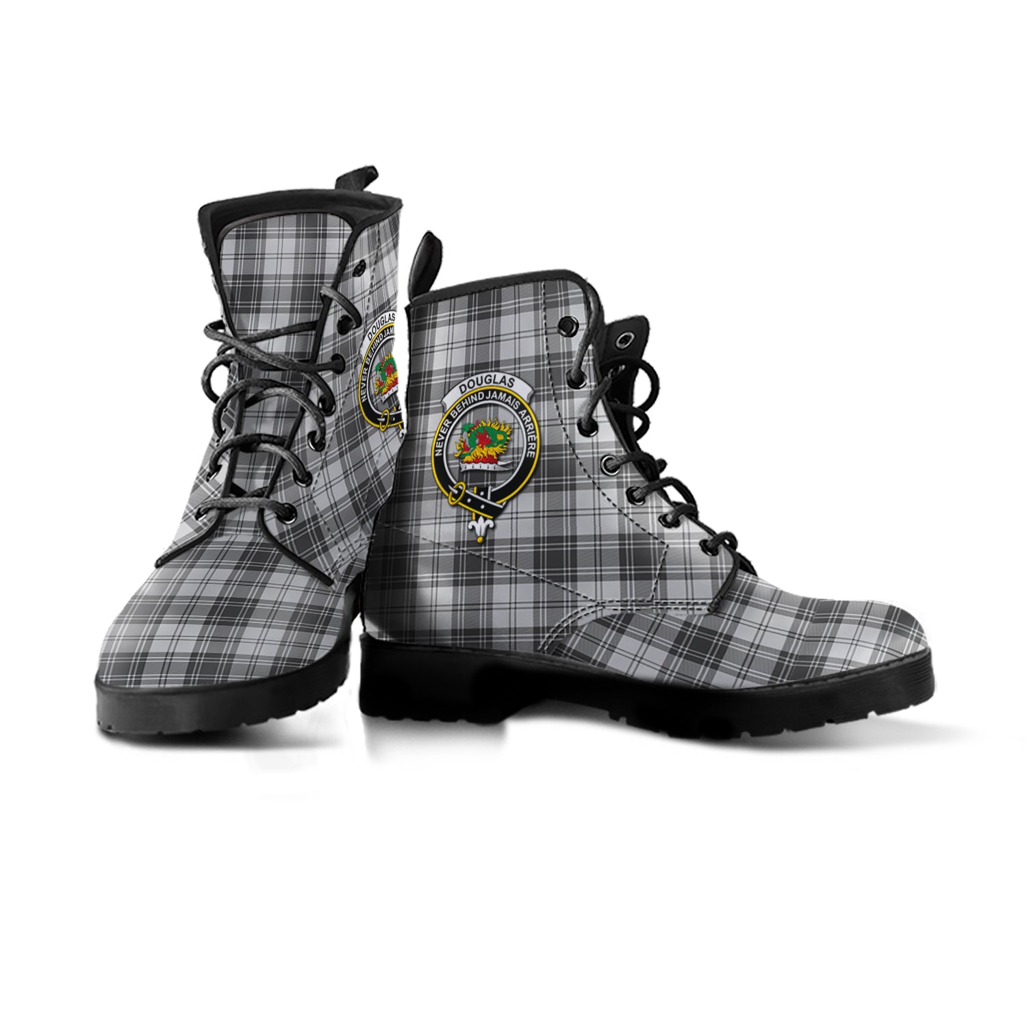 douglas-grey-modern-tartan-leather-boots-with-family-crest