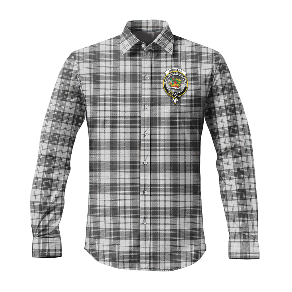 douglas-grey-modern-tartan-long-sleeve-button-up-shirt-with-family-crest